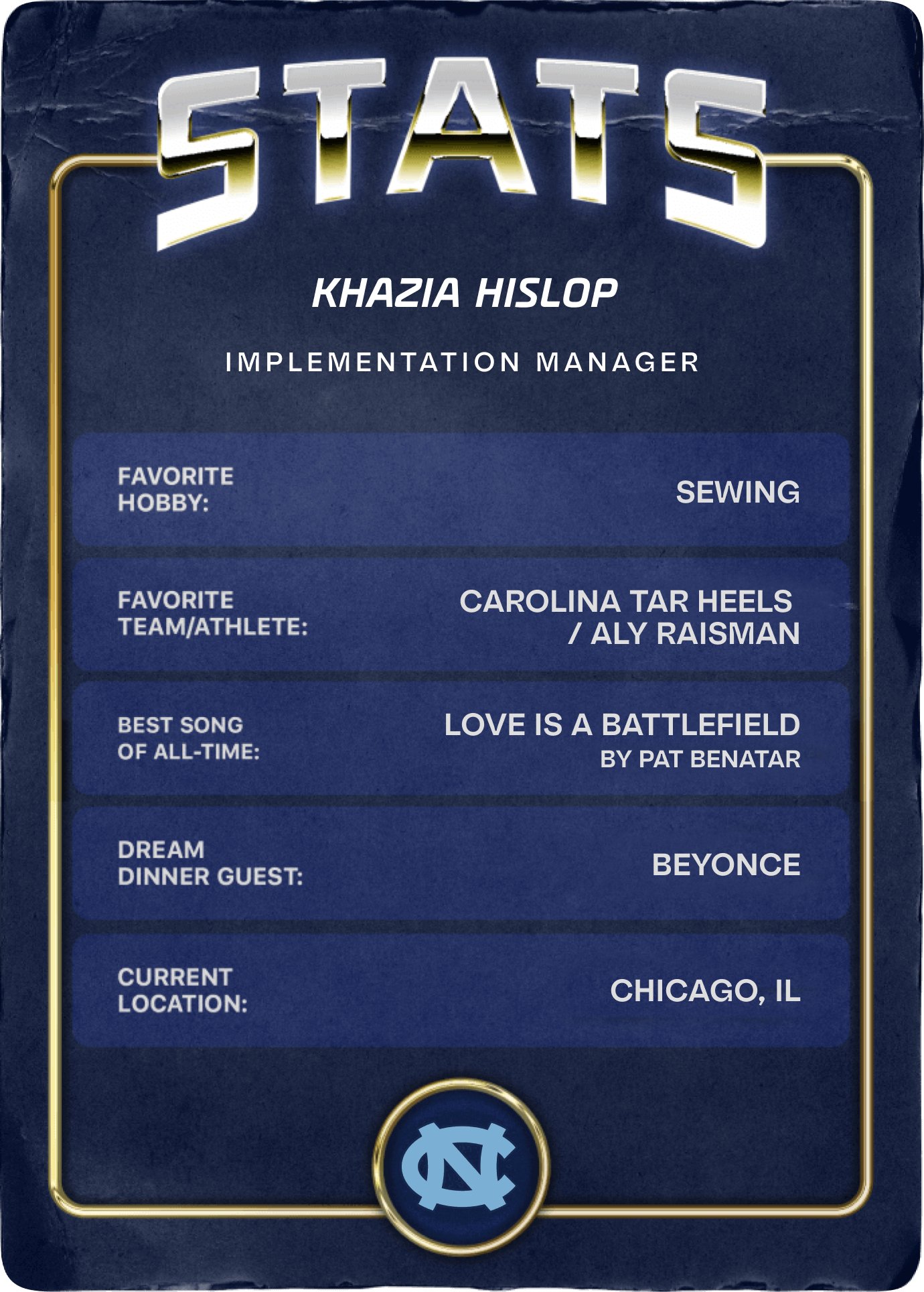Khazia Hislop